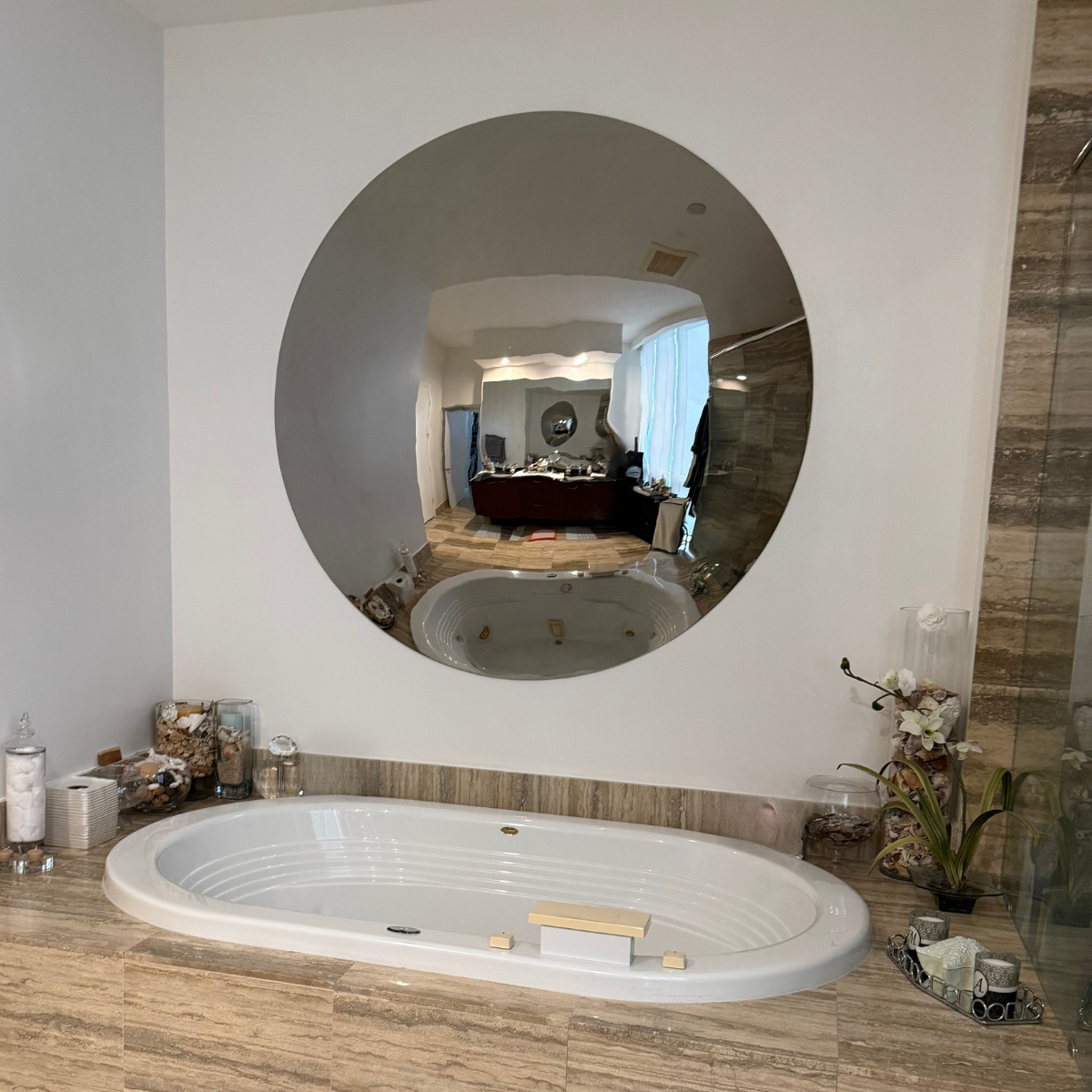 Stainless Steel Concave or Convex Mirror