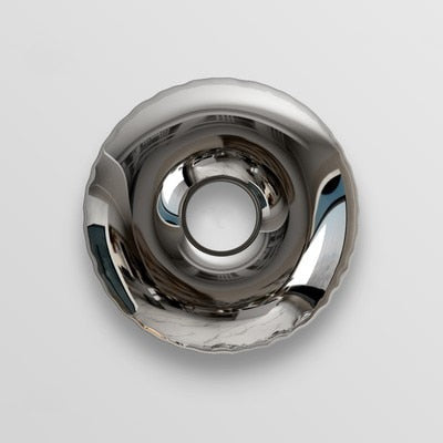 Stainless Steel Doughnut Wall Pendant