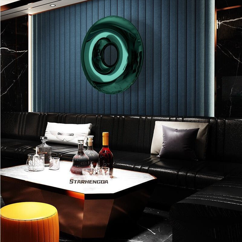 Stainless Steel Doughnut Wall Pendant