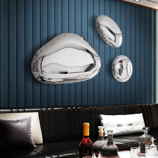 Stainless Steel Water Drop Wall Pendants