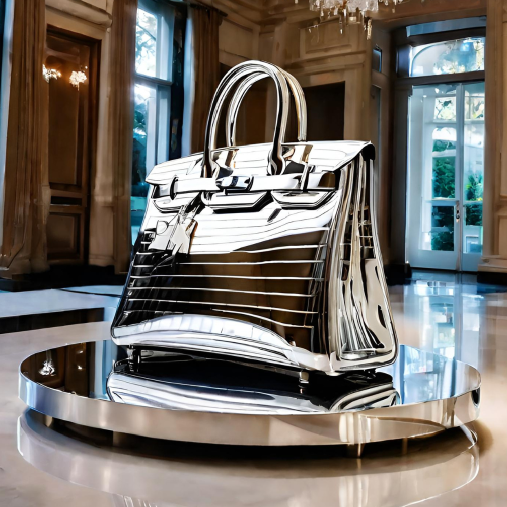 OSO Stainless Steel Bag Sculpture